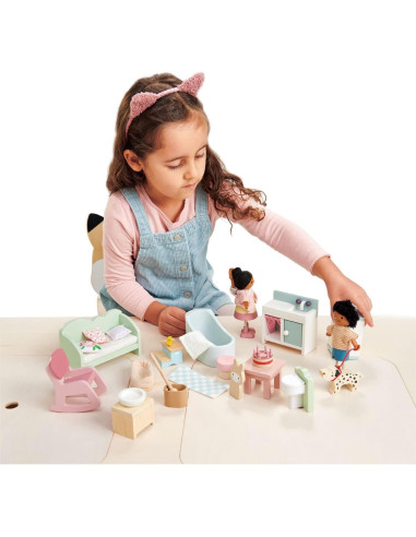 Conjunto de Muebles del Campo Tender Leaf Toys 42x30cm