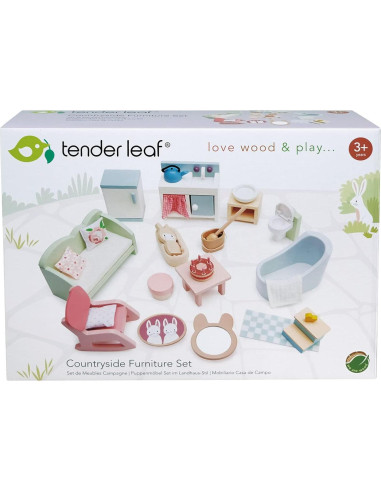 Conjunto de Muebles del Campo Tender Leaf Toys 42x30cm