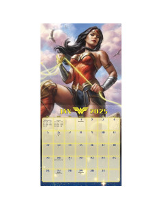 2025 DC Comics Wonder Woman Wall Calendar 2