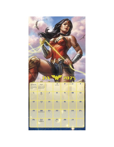 2025 DC Comics Wonder Woman Wall Calendar