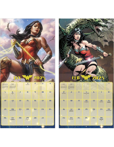 2025 DC Comics Wonder Woman Wall Calendar