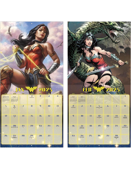 2025 DC Comics Wonder Woman Wall Calendar