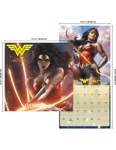 2025 DC Comics Wonder Woman Wall Calendar
