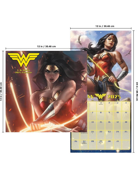 2025 DC Comics Wonder Woman Wall Calendar
