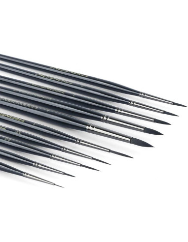 Set de Pinceles de Detalle Transon 10 Piezas para Pintura