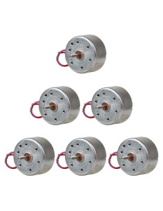 Paquete de 6 Motores Eléctricos Mini DC 3V 1730RPM Topoox