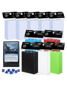 Paquete de 1000 fundas para cartas Mlikero 5 colores