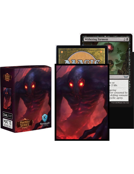 Fundas para Cartas Katomula 100 pcs Mate Artísticas 66x92mm