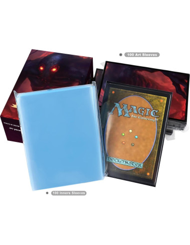 Fundas para Cartas Katomula 100 pcs Mate Artísticas 66x92mm