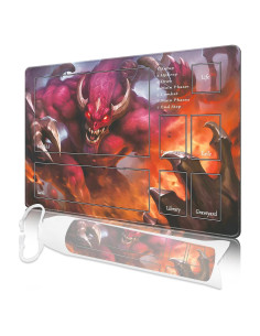 Tapete de Juego MTG Cyaboyibo 60x35 cm con Zonas y Bolsa