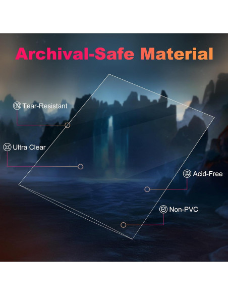 5000 Fundas de Cartas Transparentes Proijeut 64x89mm 60 Micrones