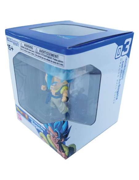 Figura Chibi Masters BANDAI Super Saiyan Blue Gogeta 8cm