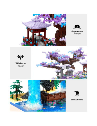 Juego de Bonsai Kimiangel Palacio de la Luna 4574 Piezas
