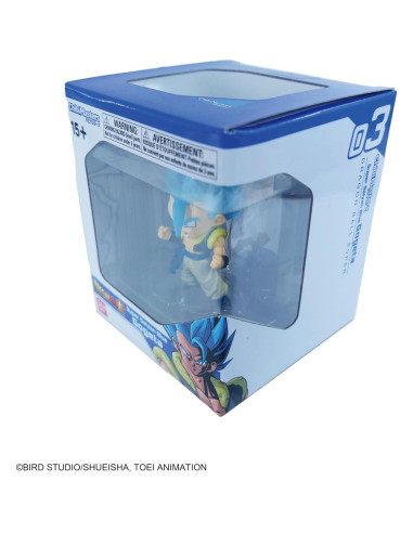 Figura Chibi Masters BANDAI Super Saiyan Blue Gogeta 8cm