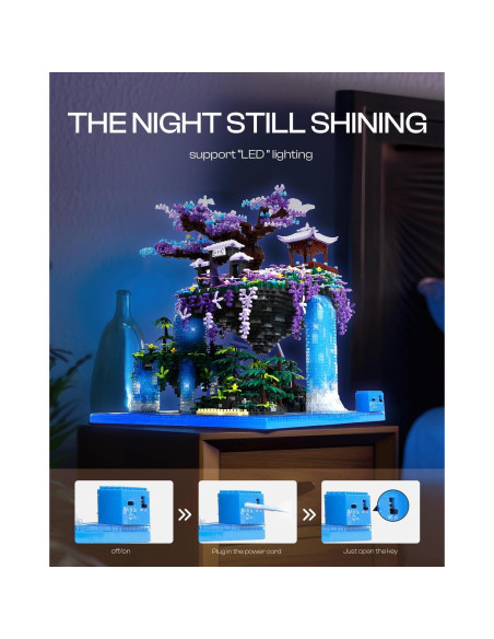 Juego de Bonsai Kimiangel Palacio de la Luna 4574 Piezas