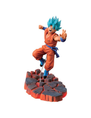 Figura de Son Goku Super Saiyan God SS 9.9 cm - Bandai