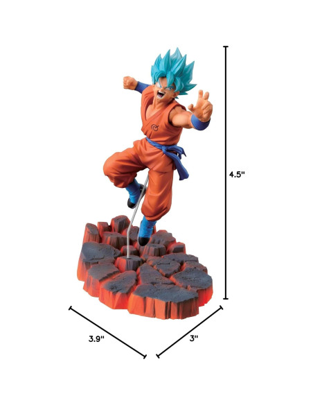 Figura de Son Goku Super Saiyan God SS 9.9 cm - Bandai