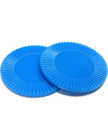 Set de 50 Fichas de Póker Mini Koplow Games - Azul 2.22 cm