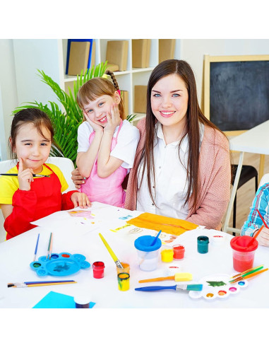 Set de Pinceles de Pintura BigOtters 45PCS para Niños