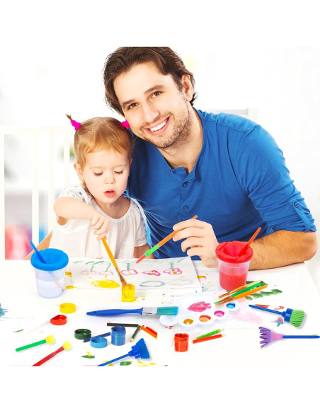 Set de Pinceles de Pintura BigOtters 45PCS para Niños
