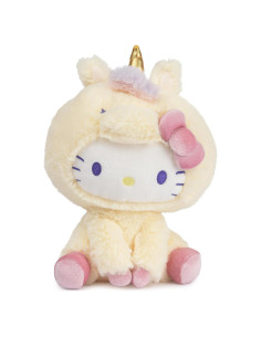 GUND Hello Kitty Unicornio Peluche 15 cm Suave y Kawaii
