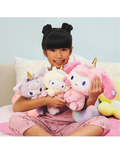 GUND Hello Kitty Unicornio Peluche 15 cm Suave y Kawaii