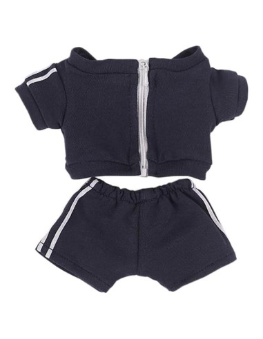 Conjunto Ropa Deportiva Muñeca 20cm Niannyyhouse Azul