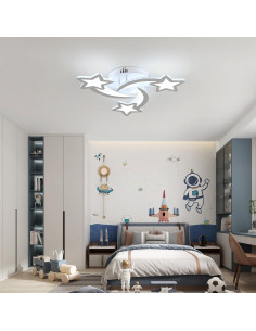 Luz de Techo Goeco 3 Modos Estrellas para Niños 21W 2