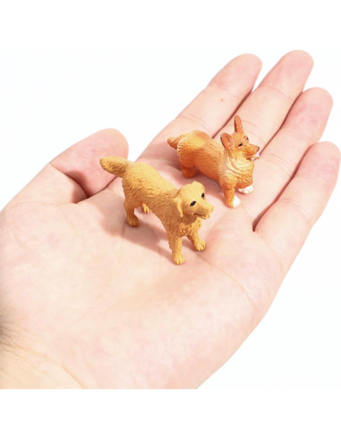 Figuras de Perros Mini ONEST 13 Piezas Juguetes Realistas