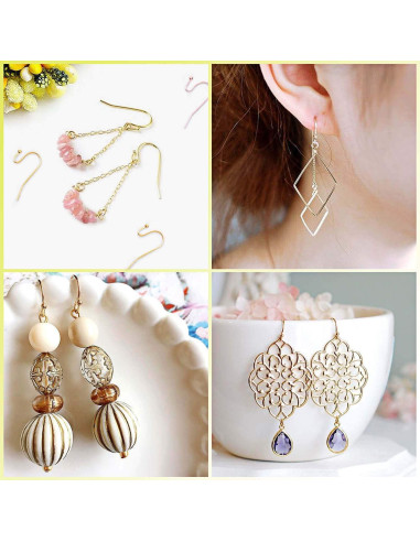 Kit de Ganchos para Aretes Audab 480pcs - 240 Ganchos y Respaldos