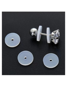 Discos de Silicona para Curación de Piercings Qualima 50 Pcs 7mm