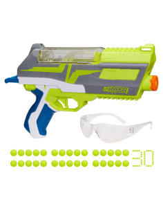 Blaster Nerf Hyper Impulse-40 con 30 Rondas y Gafas