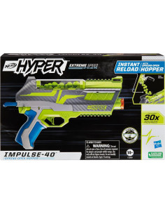 Blaster Nerf Hyper Impulse-40 con 30 Rondas y Gafas 2