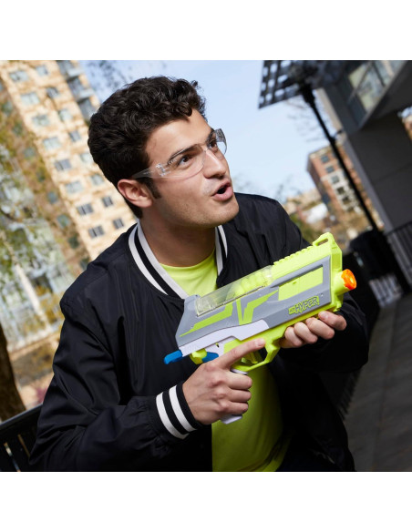 Blaster Nerf Hyper Impulse-40 con 30 Rondas y Gafas