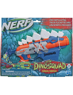 Blaster Nerf DinoSquad Stego-Smash con 5 Dardos Elite 2
