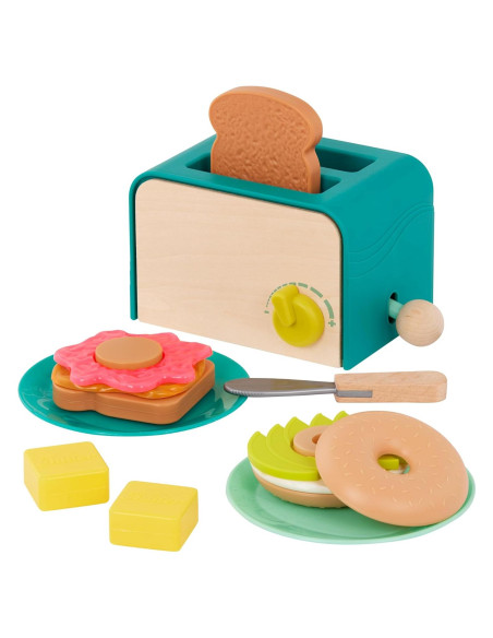 B. toys Mini Chef Juego de Tostadora 14 Piezas 3 Años+