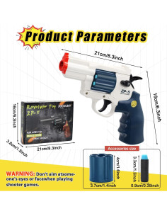 Pistola de Juguete Semiautomática JOCOUNY con Balas Blandas 2