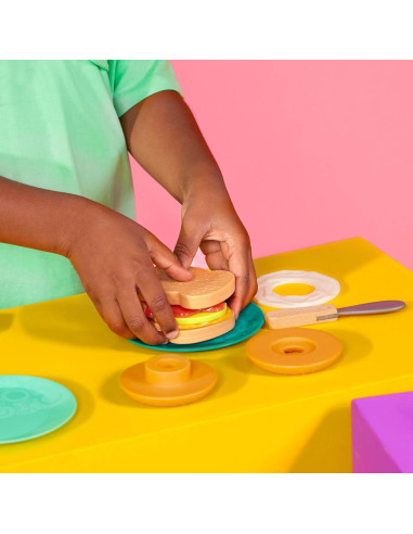 B. toys Mini Chef Juego de Tostadora 14 Piezas 3 Años+