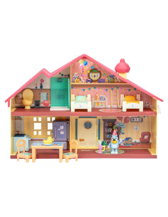 Casa de Celebración Bluey con 11 Muebles y Figura Exclusiva