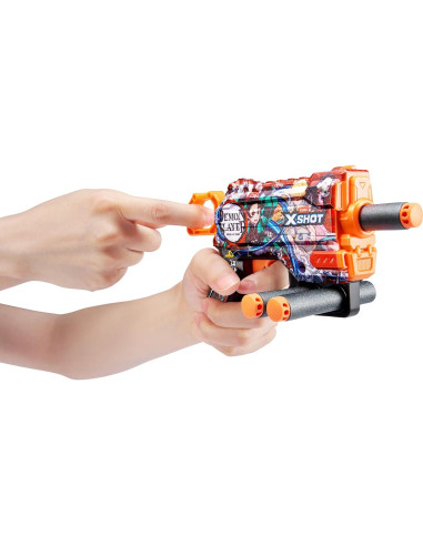 Blaster de Espuma X-Shot Skins Menace Demon Slayer - 16 Dardos