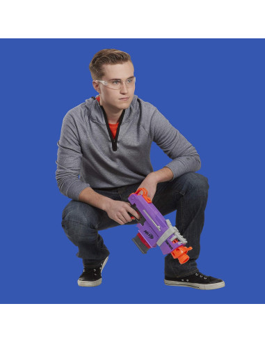 Blaster Nerf Fortnite SMG-E - Disparo Motorizado, 6 Dardos