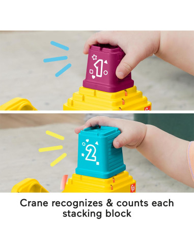 Juguete de Aprendizaje Fisher-Price Grúa Apilable 0.54 kg