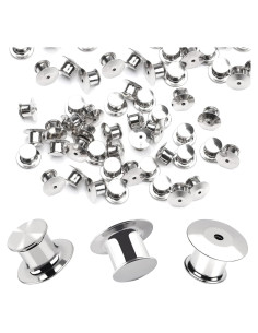 30 Sujetadores de Pin Metálicos DECYOOL Cobre Niquelado