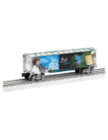Tren Boxcar Lionel Bob Ross O Gauge 1:48 con Puertas Abiertas