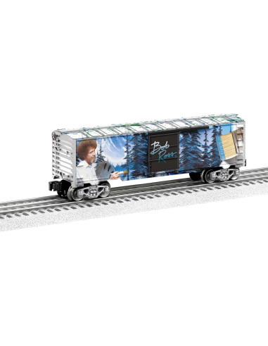 Tren Boxcar Lionel Bob Ross O Gauge 1:48 con Puertas Abiertas
