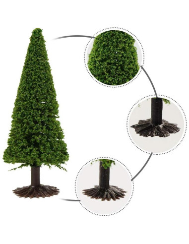 15 Árboles de Cedro y 8 Vacas para Paisaje Evemodel