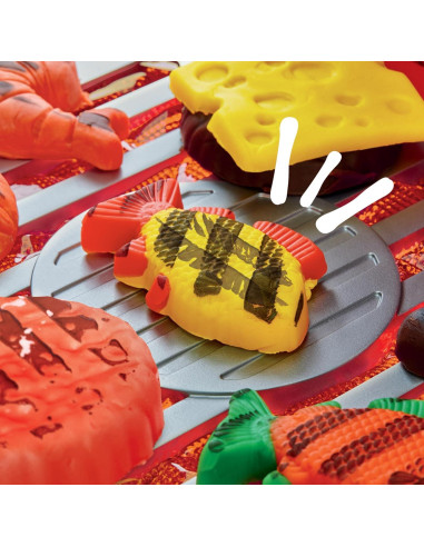 Play-Doh Grill Set Hasbro con Luces y Sonidos, 17 Accesorios