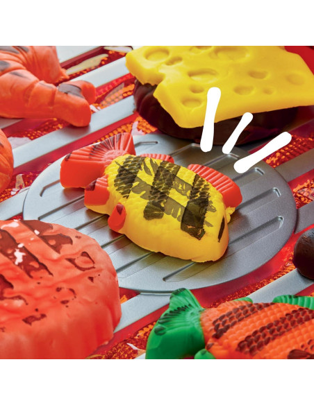 Play-Doh Grill Set Hasbro con Luces y Sonidos, 17 Accesorios