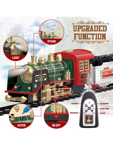 Juego de Tren Eléctrico Mini Tudou con Control Remoto 1.05 kg