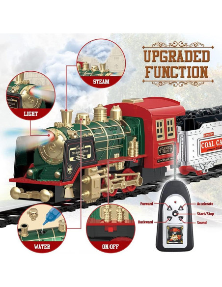 Juego de Tren Eléctrico Mini Tudou con Control Remoto 1.05 kg